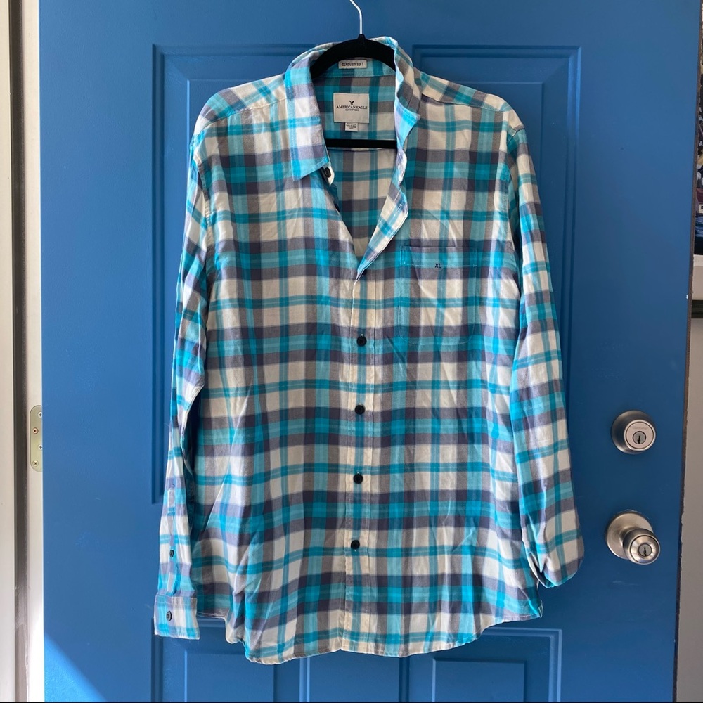 Men’s American Eagle Button Down Shirt NWT